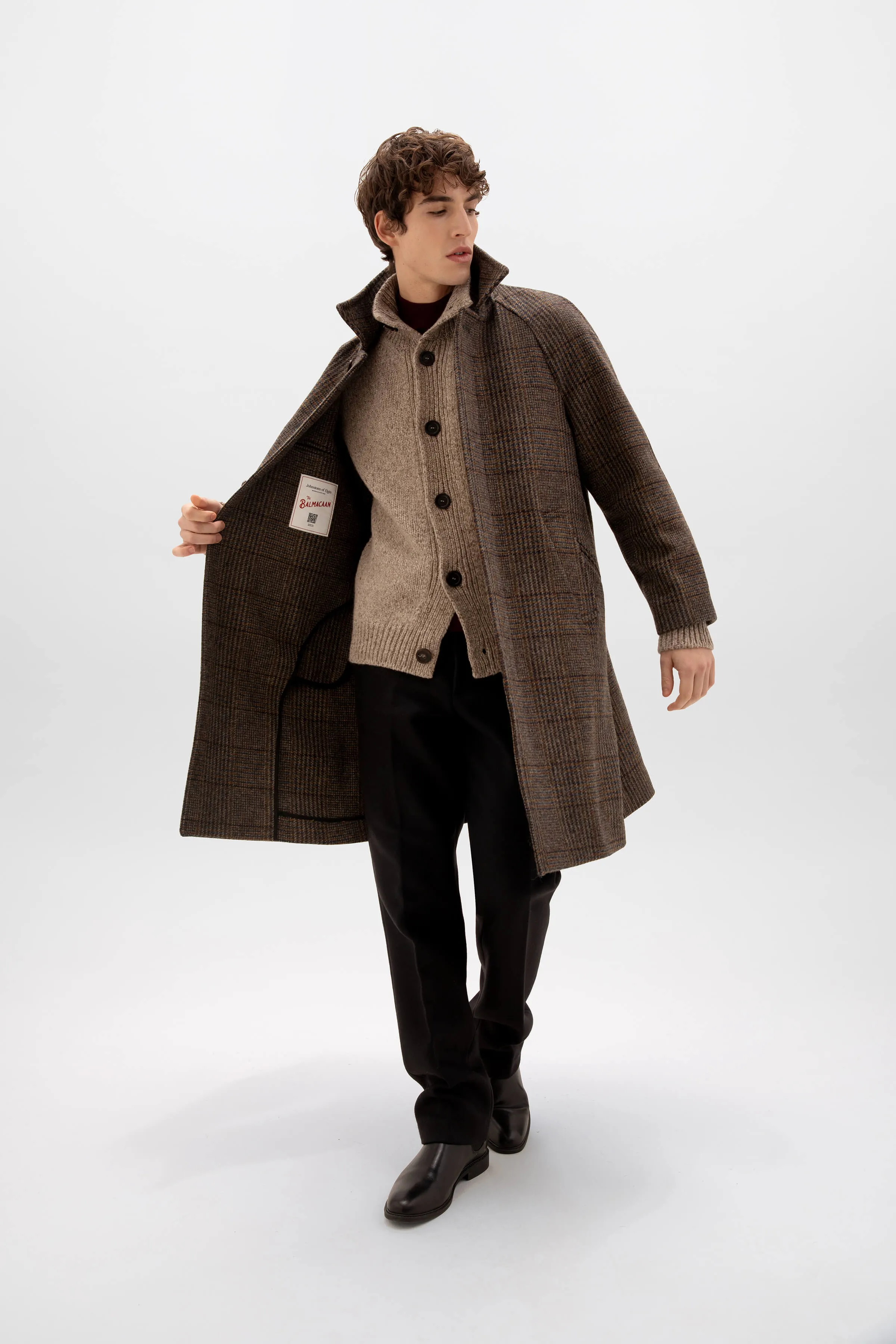 'The Balmacaan' Men's Coat | Bracken