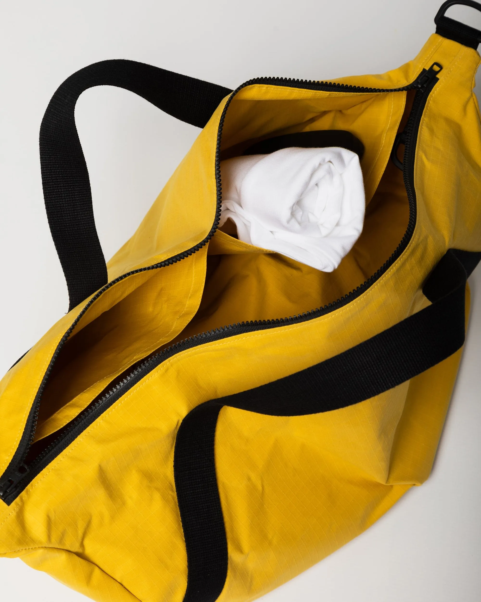 Water Resistant Duffle Bag - Yellow