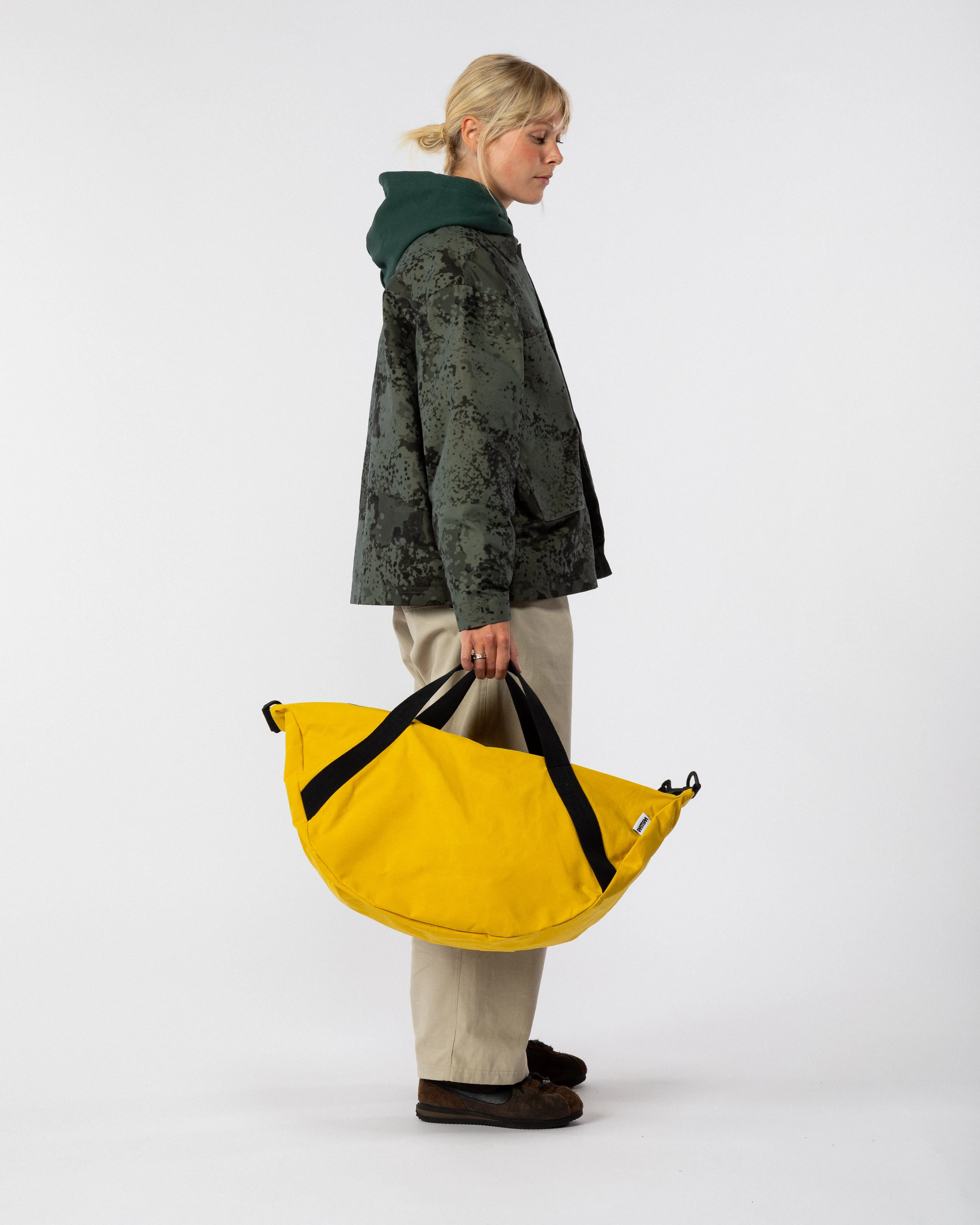 Water Resistant Duffle Bag - Yellow