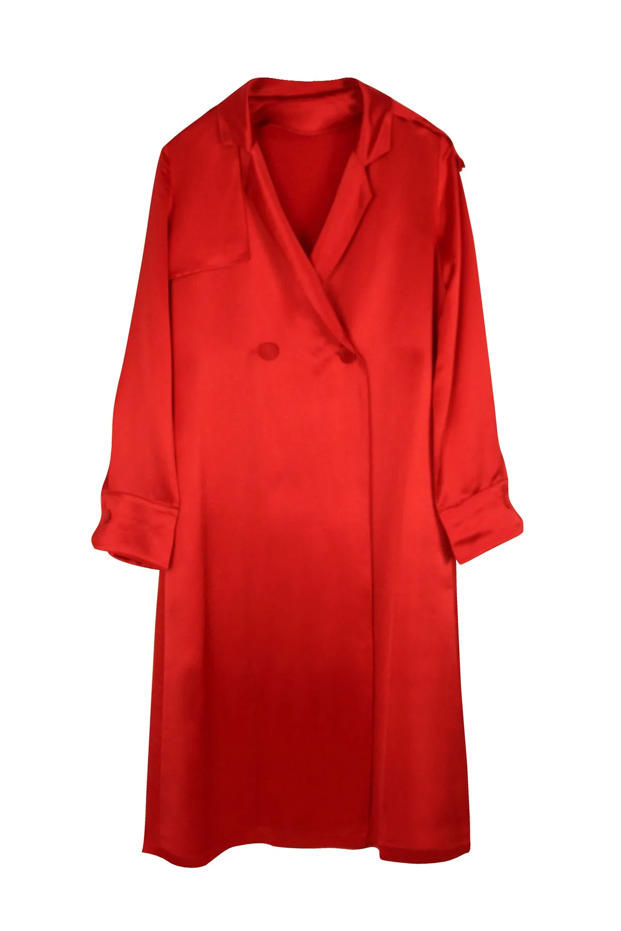 Women Trench Coat In Sunset